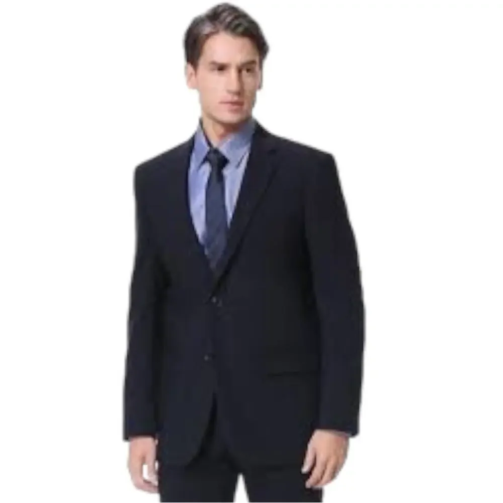 Daniel Hechter Leonard Wool Suit Jacket Navy 48R NWT
